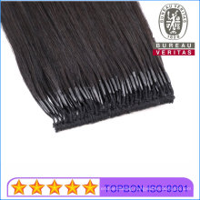 Brazilian Natural Top Quality Remy Knot Thread Hair Extensions Human Hair